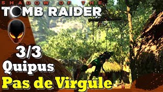 SHADOW OF THE TOMB RAIDER : Tous 3 QUIPUS / Défi Pas de Virgule Resimi