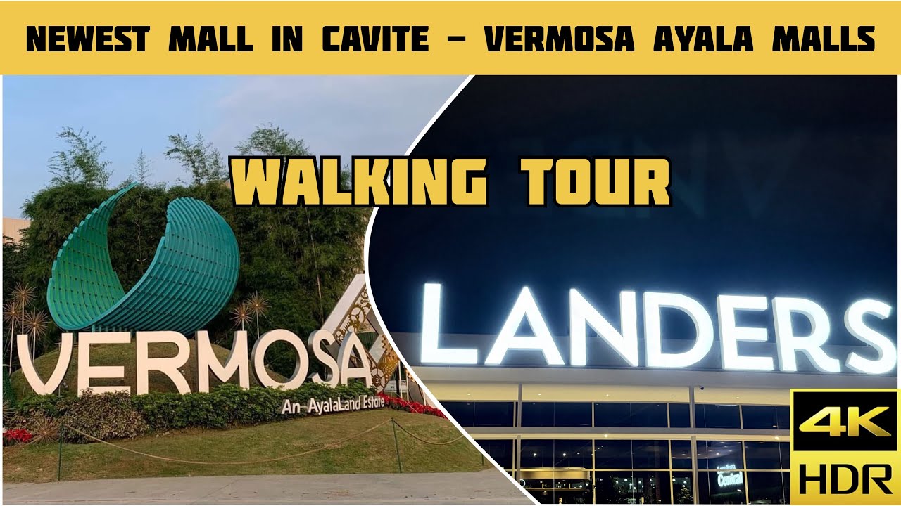 Newest Mall in Cavite - Vermosa and Landers Walking Tour (4K)