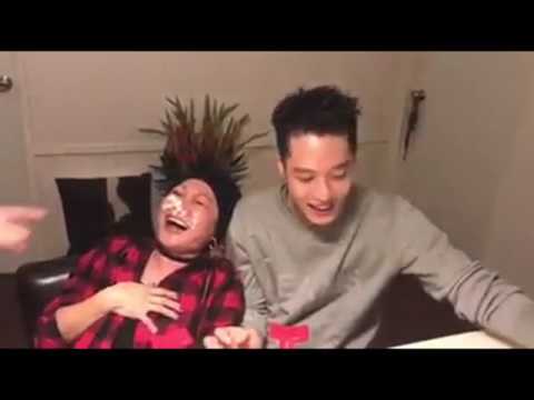 Nick 周湯豪   新年砸派挑戰 第一局  比莉姐 VS 我 Ps 鬼鬼 吳映潔 是在幫倒忙嘛？！   Facebook