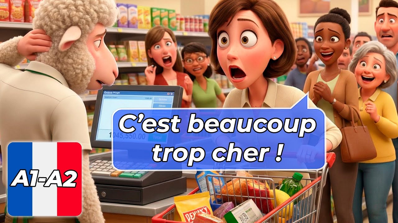 10 диалогов в магазине: быстрый французский для начинающих A1-A2 | 10 полезных диалогов для путешест