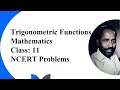 Trigonometric Functions || Mathematics || Class XI || @MathematicsAnalysis