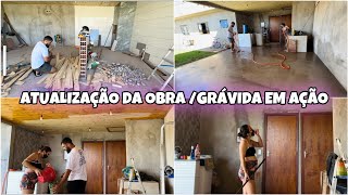 Diário da obra | faxina pesada + pintura do forro da área gourmet 🏠