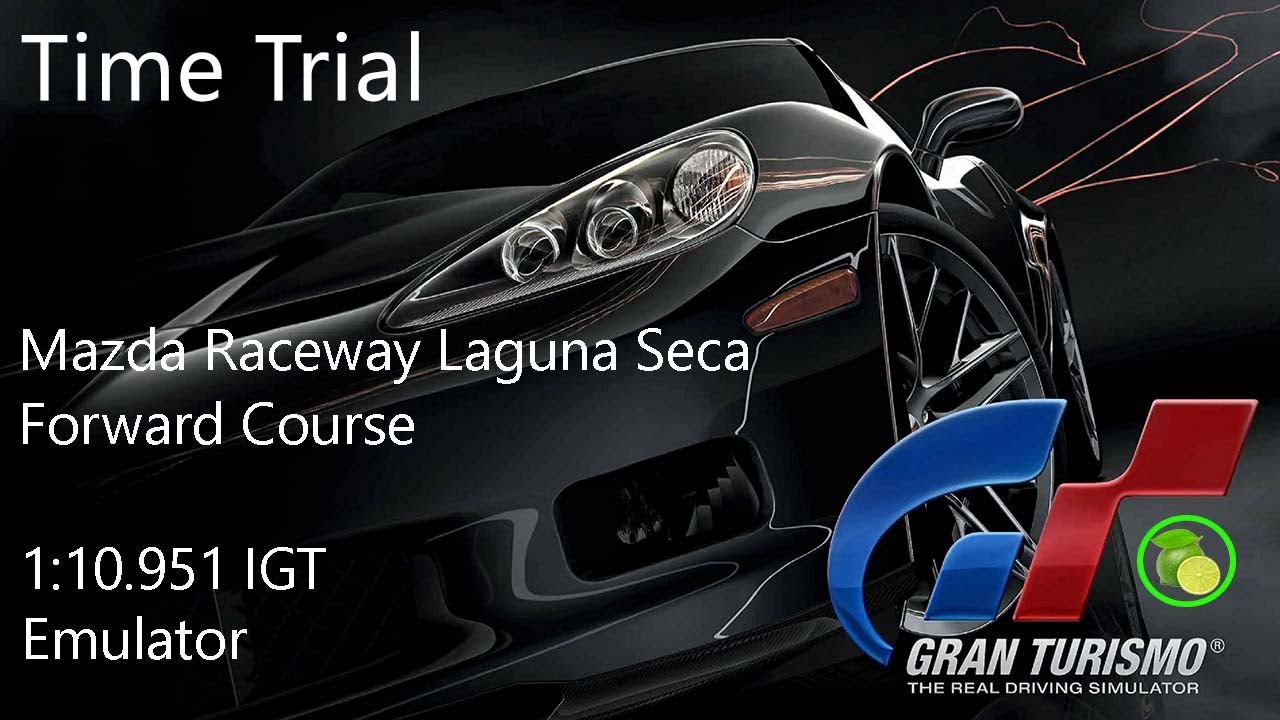GT (PSP) | PSP Emulator | Time Trial | Mazda Raceway Laguna Seca (F) | 