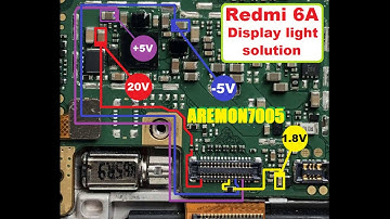 Redmi 6A Display light solution backlight ways