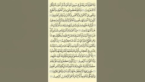 سورة البقرة -إن الصفا والمروة -من ايه 158 :169