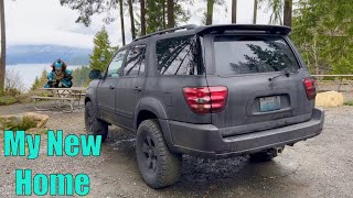 Hi, I just bought a 1st gen Toyota Sequoia to live and overland in (prebuild tour)