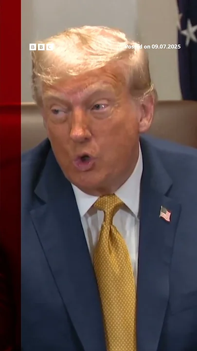 President Trump swears as he says he’s ‘not happy with Putin’. #Ukraine #Russia #BBCNews