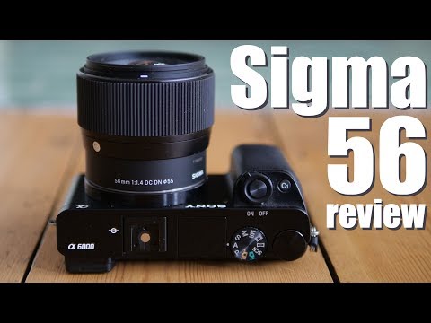 Sigma 56mm f1.4 review BEST portrait lens SONY e M43