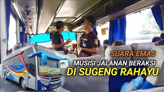 Suara Emas Musisi Jalanan Menyanyikan Lagu LEMAH TELES & OJO DIBANDINGKE Di Bus Sugeng Rahayu