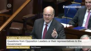 Leaders' Questions 23rd September 2014 part 2 SF