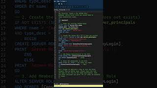 MS SQL Security: Create a SQL SERVER ROLE