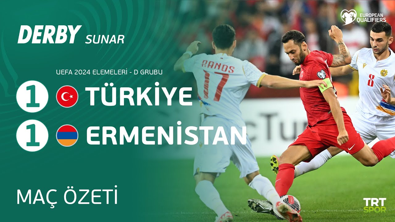 EURO 2024 Elemeleri Türkiye Ermenistan (Özet) X Derby YouTube