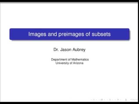 Images and Preimages