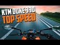 KTM DUKE 390 TOP SPEED | Flic