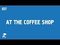 Learn European Portuguese (Portugal) - Vocabulary: At the coffee shop