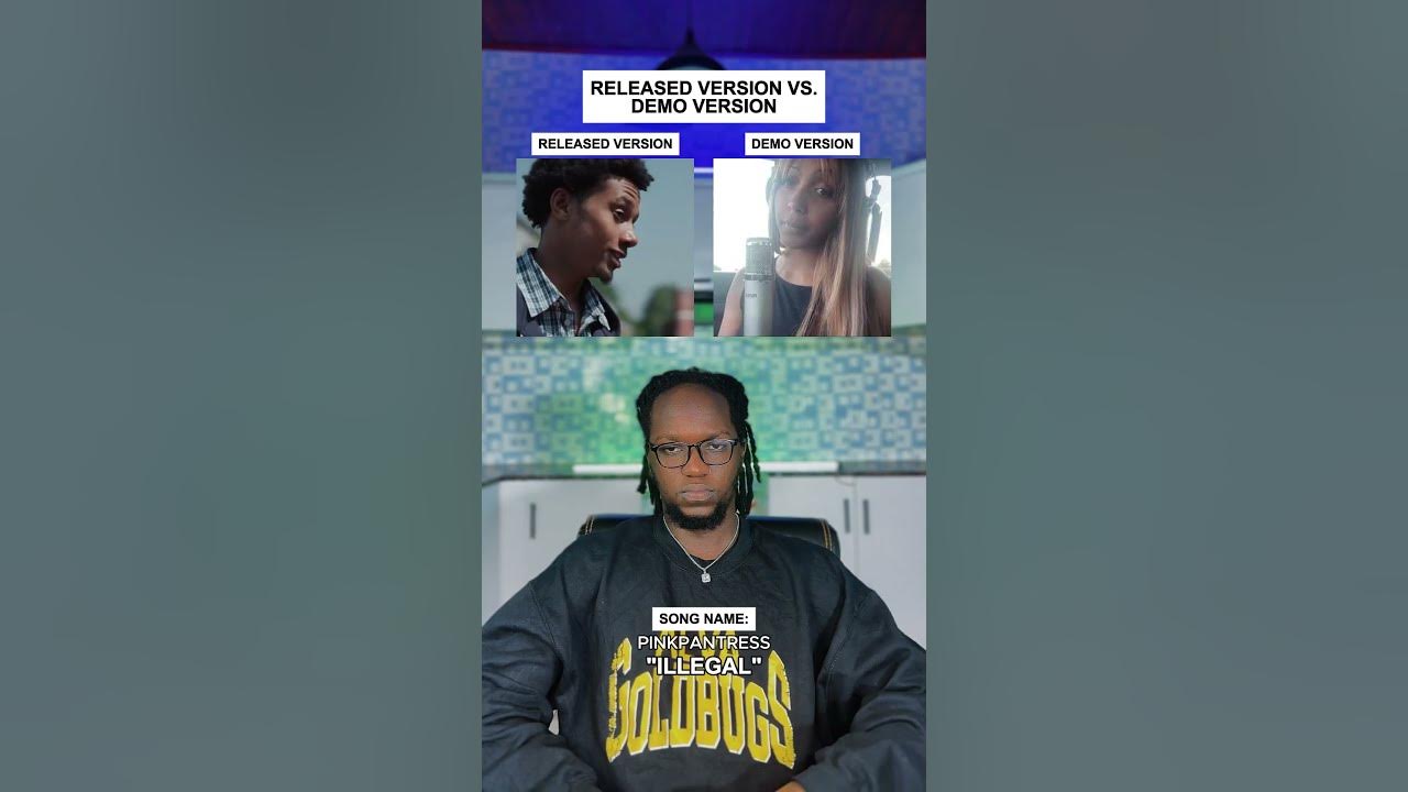 Released Song Vs. Demo Version: PinkPantheress "Illegal" #shorts #music Released Song Vs. Demo Version: PinkPantheress "Illegal" #shorts #music