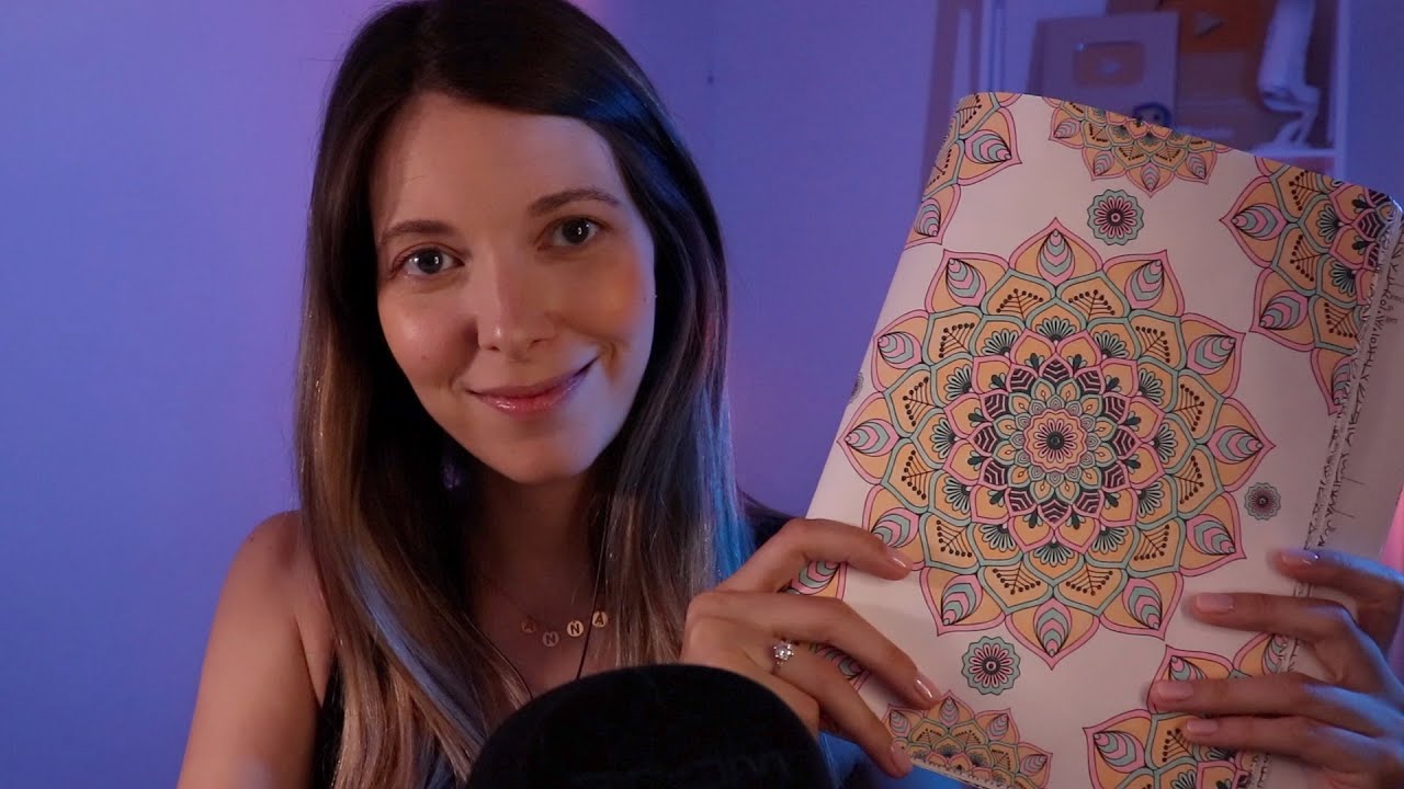 ASMR Dibujando y coloreando para que te DUERMAS | 80 MARKERS | Love ASMR