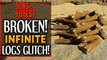 Sons of The Forest BROKEN INFINITE LOG GLITCH! "DO THIS NOW!"