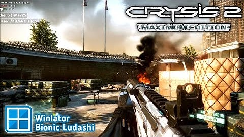 Winlator Bionic Ludashi - Gameplay Crysis 2 Maximum Edition (Windows) On Android