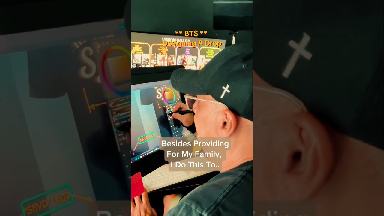 BTS - Designing A New Drop For A Faith Based Apparel Co. 