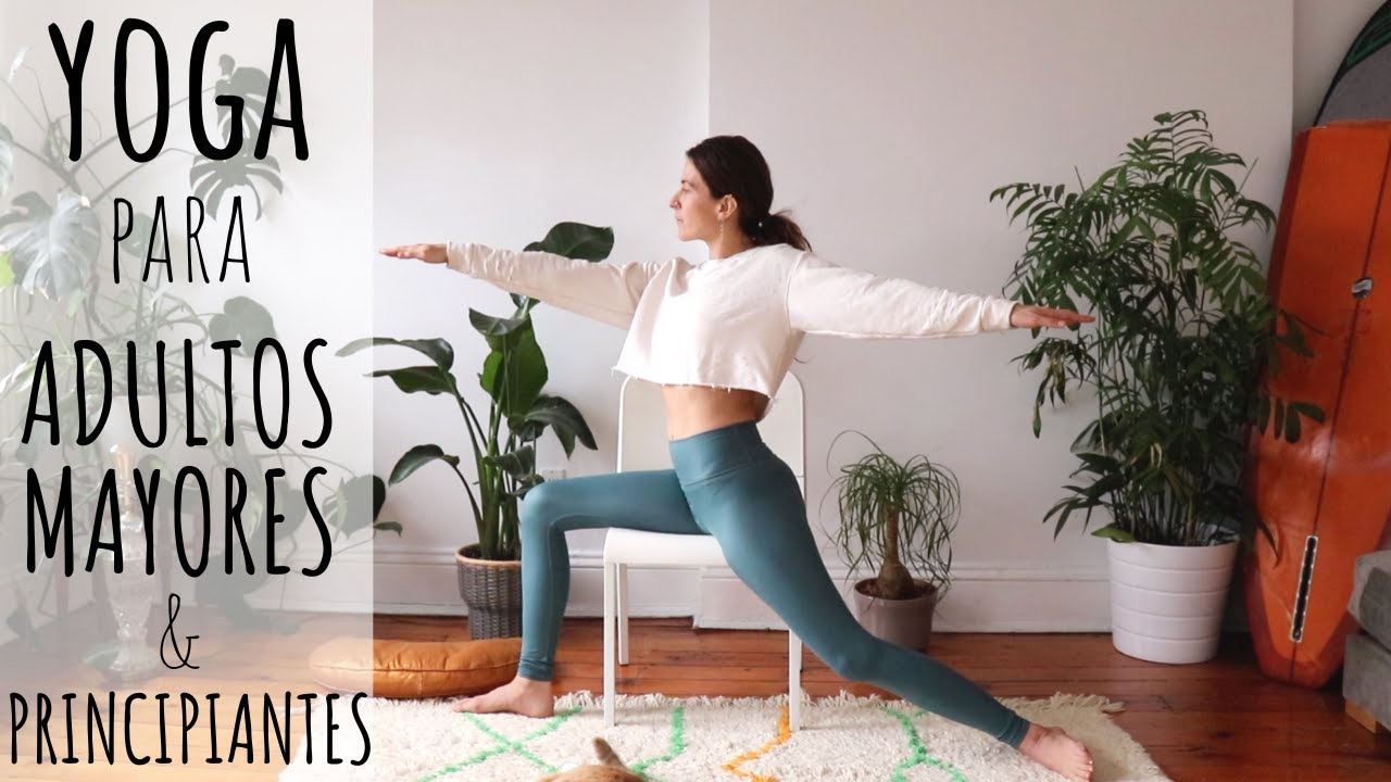 Yoga En Silla Para Personas Mayores Y Principiantes | Aumenta Flexibilidad  - YouTube