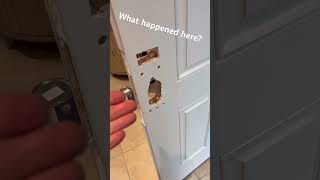 Never Seen A New Door Destroyed Like This Before