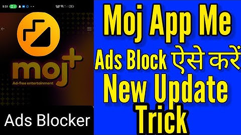 Moj App Me Ads Kaise Band Kare | How To Stop Ads In Moj App