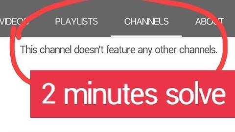 this channel doesn