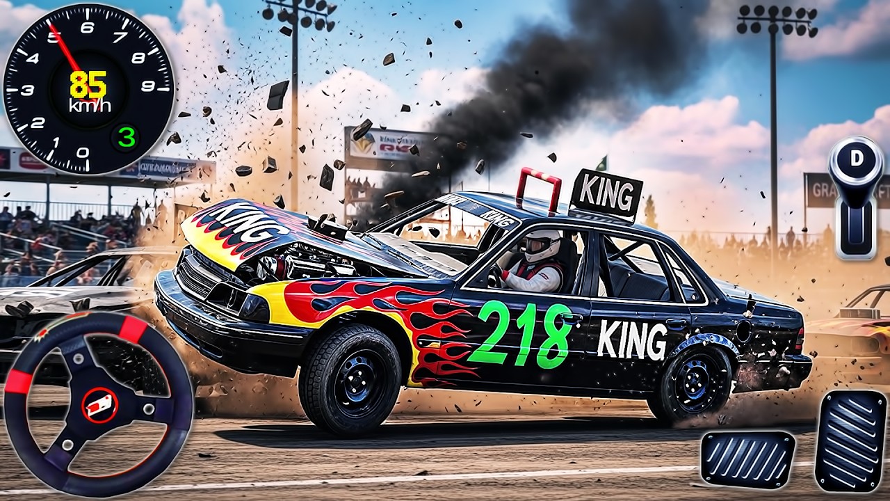 Wreckfest Car Crash Beam Racing Simulator - Real Extreme Derby Car ...
