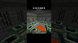 Minecraft Ender Eye Moment 😭