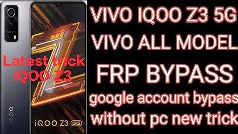 IQOO Z3 5G FRP BYPASS 2025 Android 14 Method All IQOO GOOGLE ACCOUNT BYPASS WITHOUT PC 💯🔓