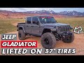 Lifted Jeep Gladiator on 37” Tires Off-Road | Built2Wander