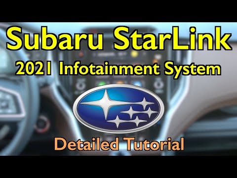 Subaru StarLink 2021 Infotainment Detailed Review & Tutorial: Tech Help