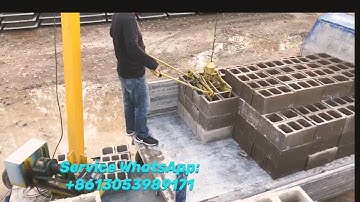 How to delivery concrete hollow block automatically instead of manually loading 1