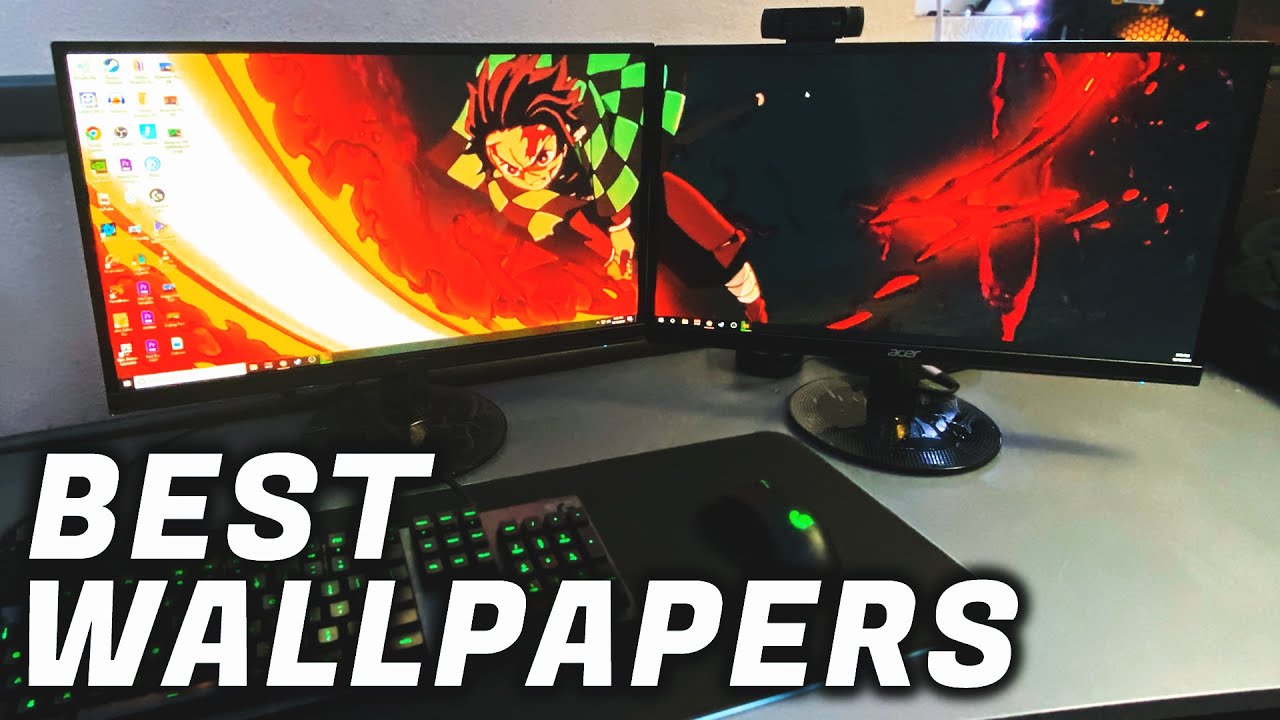 Wallpaper Engine Test 3 Multiple Monitor Setup Youtube Images