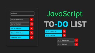 To Do List using HTML CSS u0026 JavaScript | Doovi