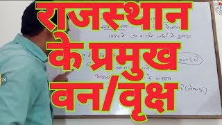 Rajasthan Gk: राजस्थान के प्रमुख वन || खेजड़ी, रोहिड़ा,महुआ, तेंदू,खैर, पलास || राजस्थान की वनस्पति