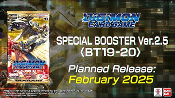 DIGIMON CARD GAME SPECIAL BOOSTER Ver.2.5 [BT19-20] Promotion Video