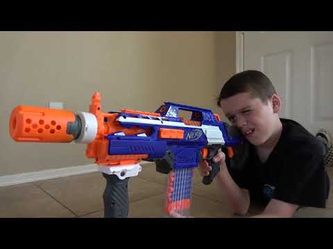 Nerf Blaster Battle! Deadly Rattlesnake Toy Attacks! Ethan Vs. Cole Vs. Vicious Reptile Toy