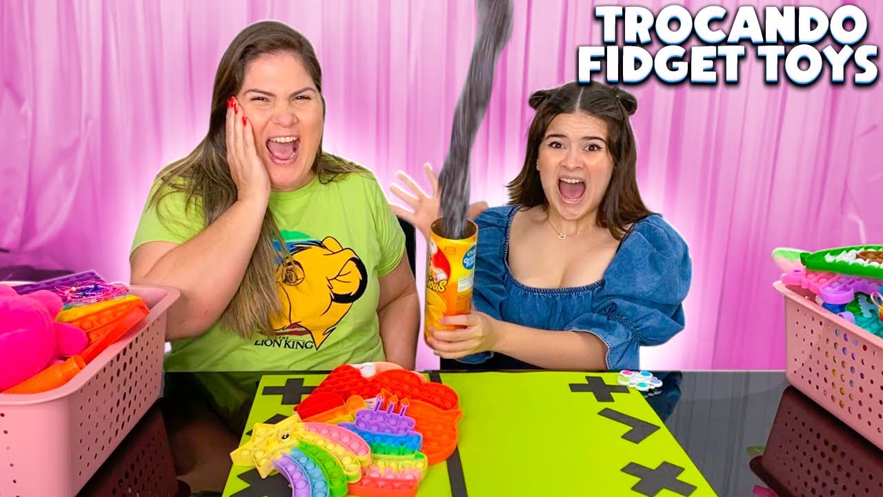 TROCAS DE FIDGET TOYS * EU NÃO ESPERAVA POR ISSO!
