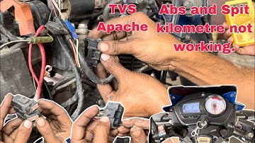 TVs apache RTR Bs4 bike abs and speedometer not working abs line ki full jankari