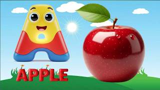 Phonics Song 2 with TWO Words in 3D -A For airplane - ABC Alphabet Songs with Sounds For children 