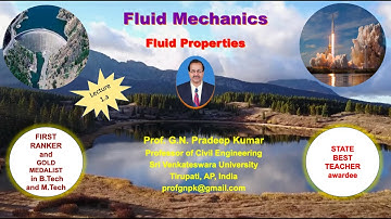 Fluid Mechanics - Fluid Properties (Part-1A)