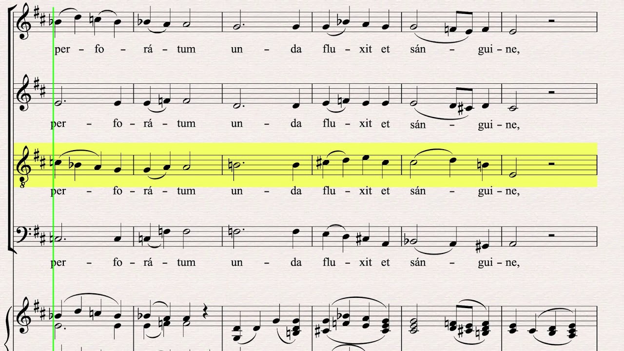 Ave Verum Corpus Mozart Tenor Part YouTube