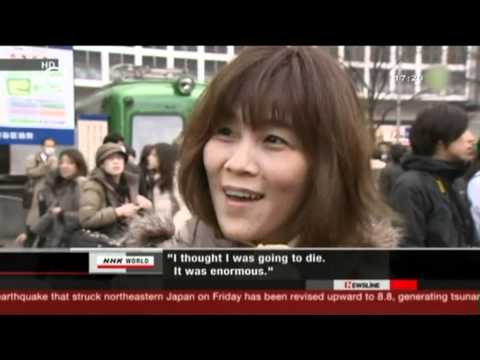 sisme de magnitude 8,9 au large de la cte nord-est du Japon le 11 mars 2011