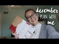 DECEMBER PLAN WITH ME | holiday theme