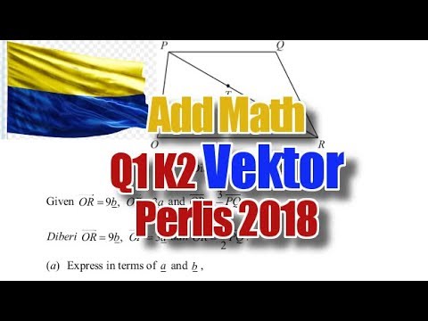 Q1 Vektor Matematik Tambahan Tingkatan 5 Spm Perlis 2018 K2 Kelas Live