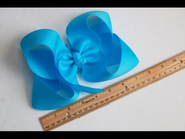 How to make Large Elegant Boutique Hair Bow 