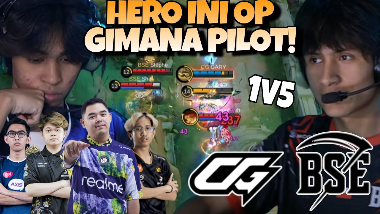 JOY GARYY MODE 1V5 GINI COK !! TERLALU GALAKK !! CG VS BSE MATCH 1 - M7 SWISS STAGE