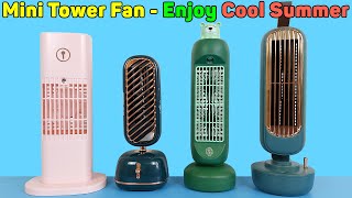 Mini Tower Fan - Humidifier Desktop Fan, Oscillating And Enjoy The Cool Summer | Unboxing & Review